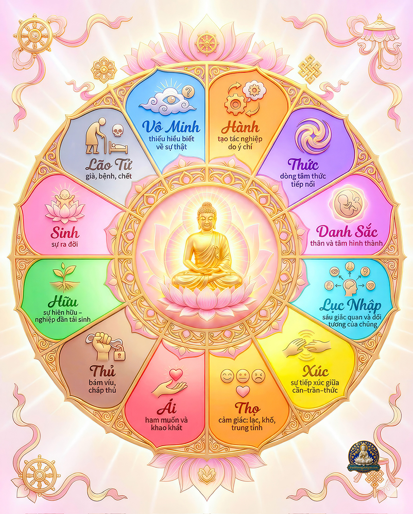 Tranh Thập Nhị Nhân Duyên ( 40)